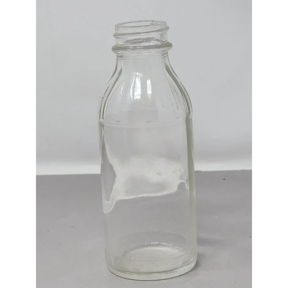 3 Vintage Glass Bottles Mason Jar Dairy United 1Pint Kerr Self-Sealing Mason Jar